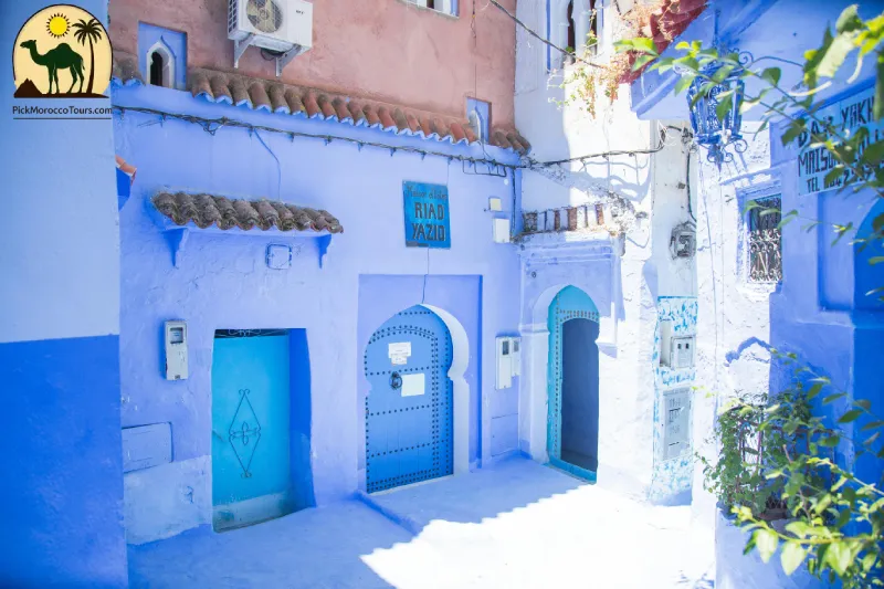 Blue streets of Chefchaouen in 13 days tour from casablanca