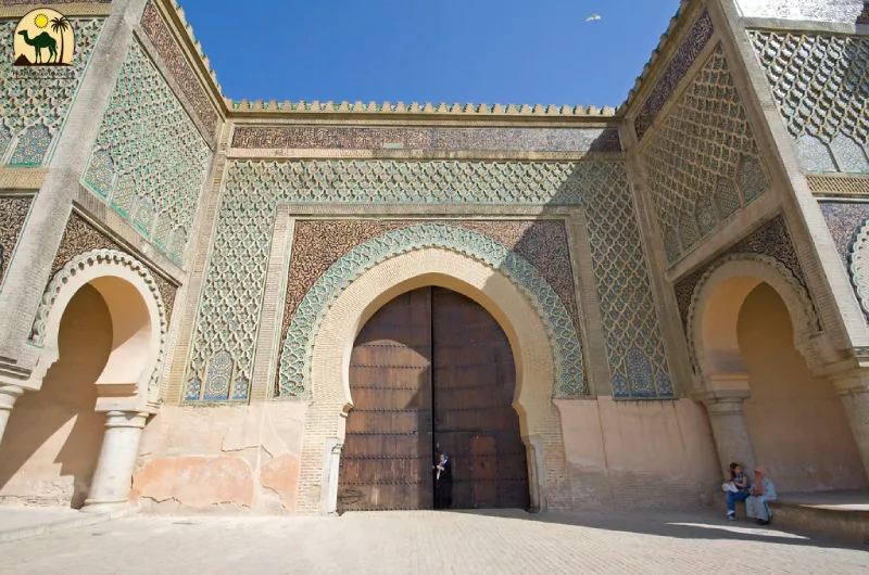 Bab Mansour gate in Meknes 10 day Morocco itinerary from Casablanca