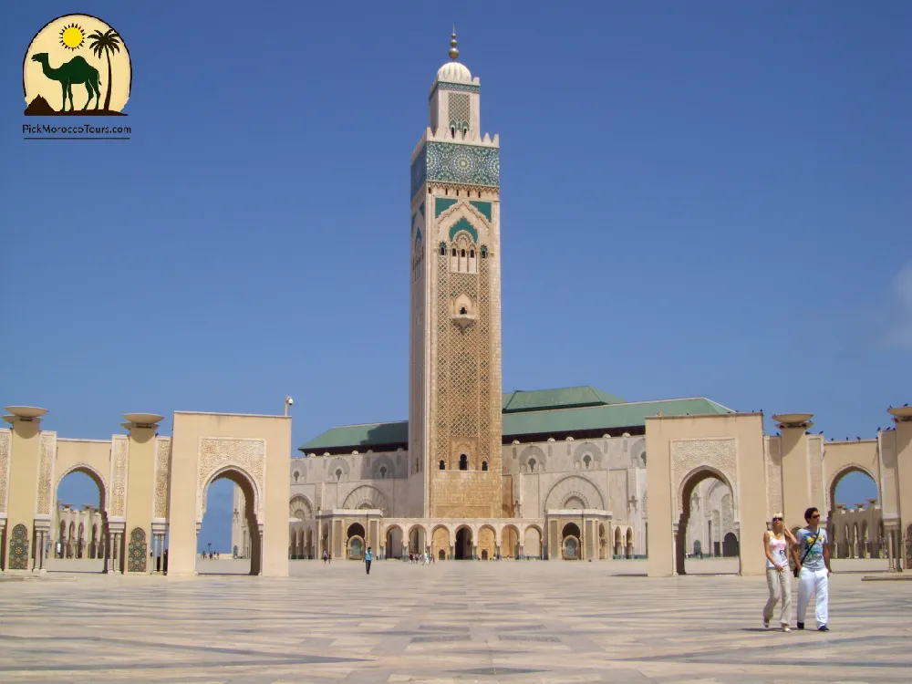 Hassan II Mosque in Casablanca –10 days Morocco tour from Casablanca