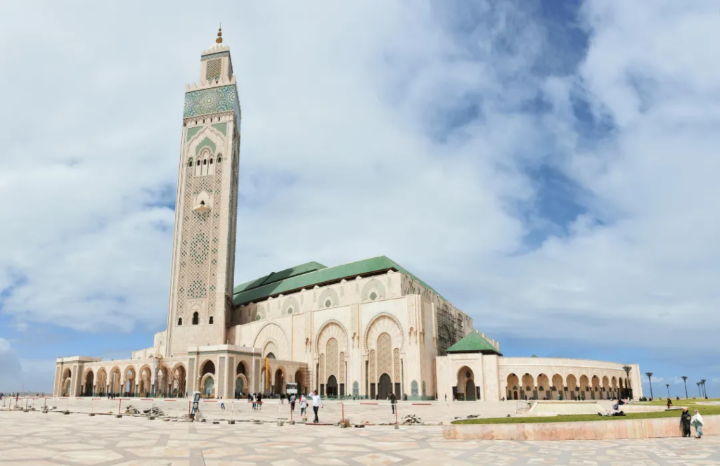 Hassan ii mosque during 15 days tour from Casablanca