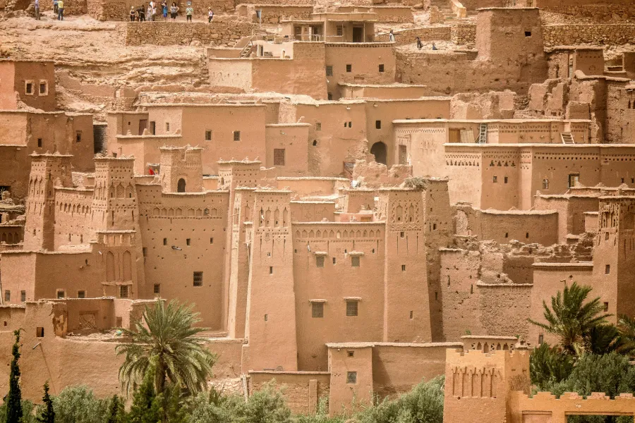 Ait Ben Haddou Kasbah UNESCO site on 4 days desert tour Fes to Marrakech