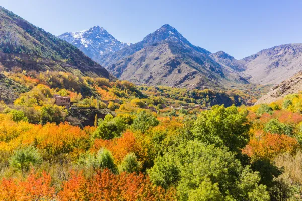 High atlas mountains during 5 days tour marrakech to fes