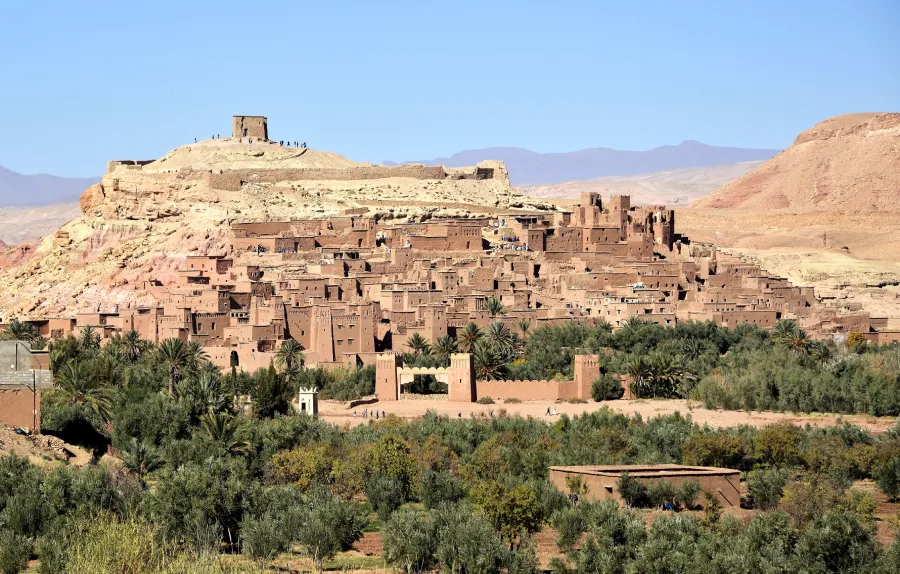 High Atlas Mountains on route from Marrakech to Aït Benhaddou during 7 day Marrakech itinerary