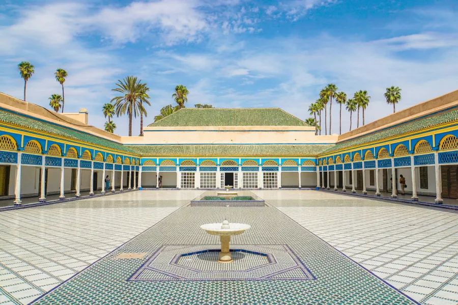 Bahia Palace in Marrakech during 7 day Marrakech itinerary