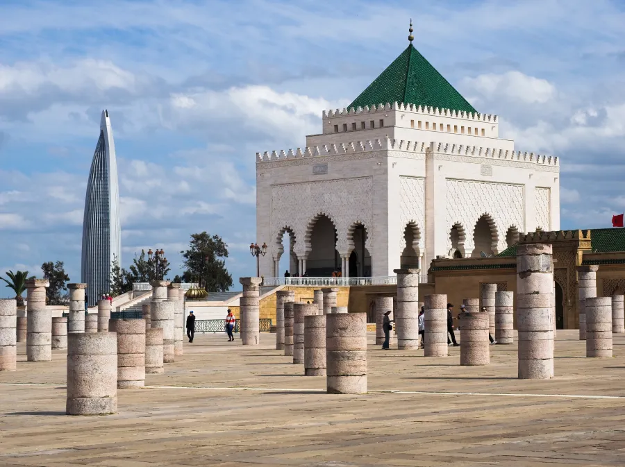 mausoleum mohammed v Morocco 7 day marrakech itinerary
